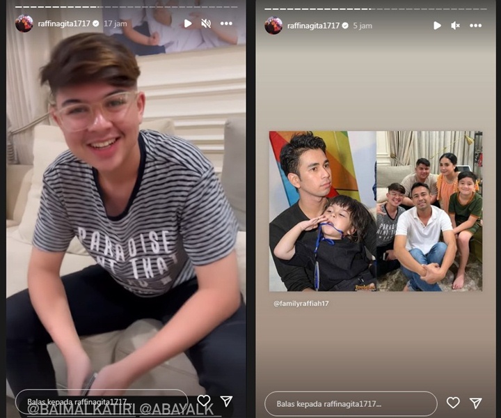 Auto Nostalgia, Raffi Ahmad Temu Kangen Dengan Baim Cilik di Andara