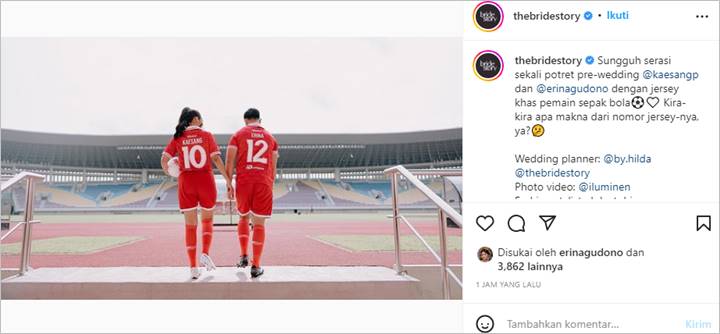 Kaesang Pangarep Perdana Posting Foto Prewed, Nomor Jersey Spoiler Tanggal Nikah?