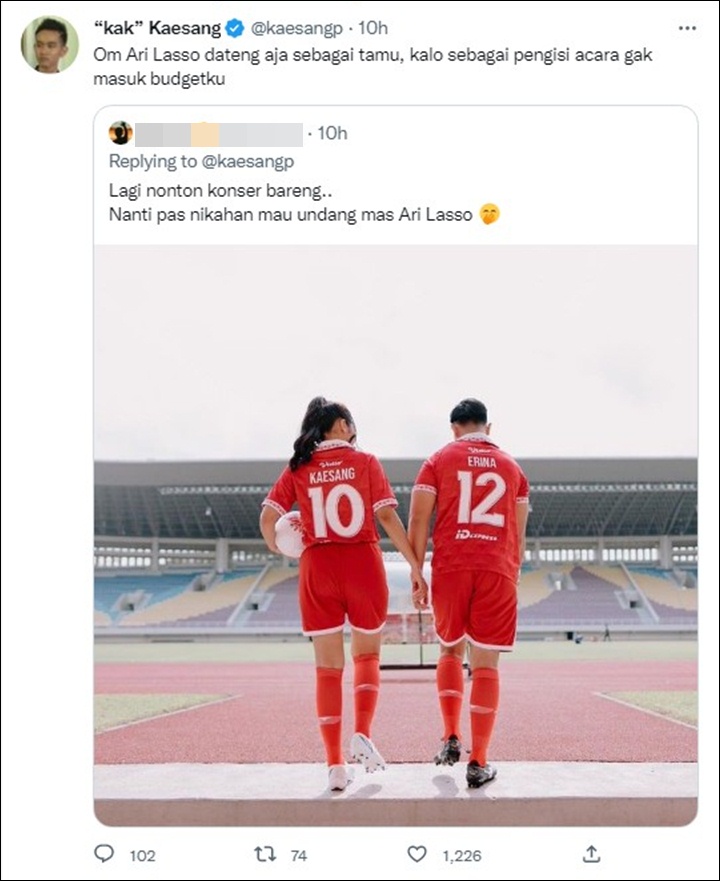 Kaesang Pangarep Beri Respons Tak Terduga Kala Diminta Undang Ari Lasso ke Nikahannya