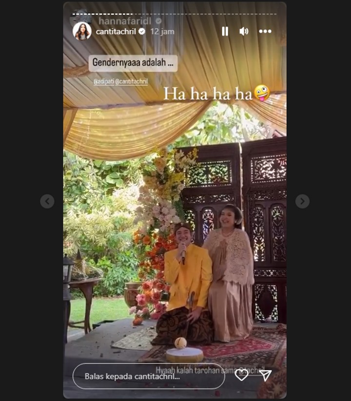 Adipati Dolken Gelar 7 Bulanan Kehamilan Istri, Jenis Kelamin Calon Anak Terungkap