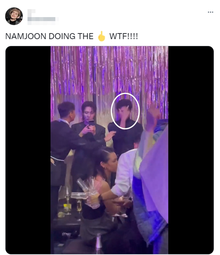 RM BTS Acungkan Jari Tengah Saat Dengarkan Lagu Jessi