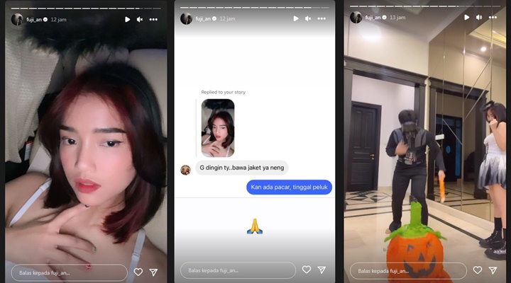 Fuji An Beri Respons Savage Kala Ditanya Apa Tidak Dingin Pakai Baju Terbuka