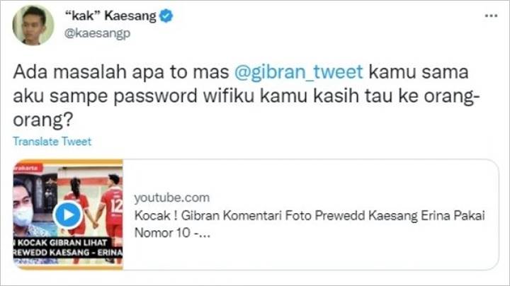 Harapan Oki Setiana Dewi Untuk Anak Bungsu, Kaesang Tanggapi Komentar Gibran Rakabuming - Topik Pagi