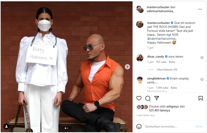 Deddy Corbuzier Sebut Kostum Sabrina Chairunnisa Serem
