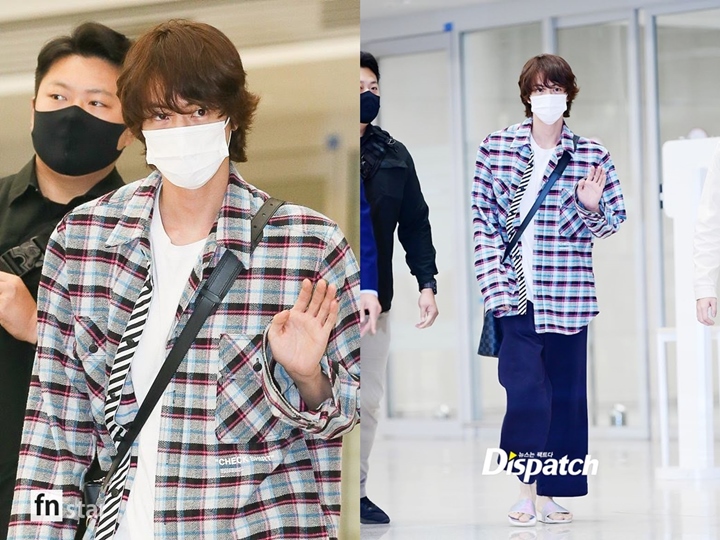 Kerumunan yang Sambut Jin BTS di Bandara Bikin Fans Khawatir