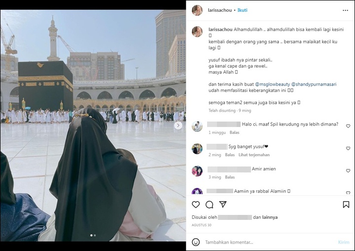 Larissa Chou Kini Jadi Ibu Soleha, Begini Perjuangannya Sebelum Mualaf