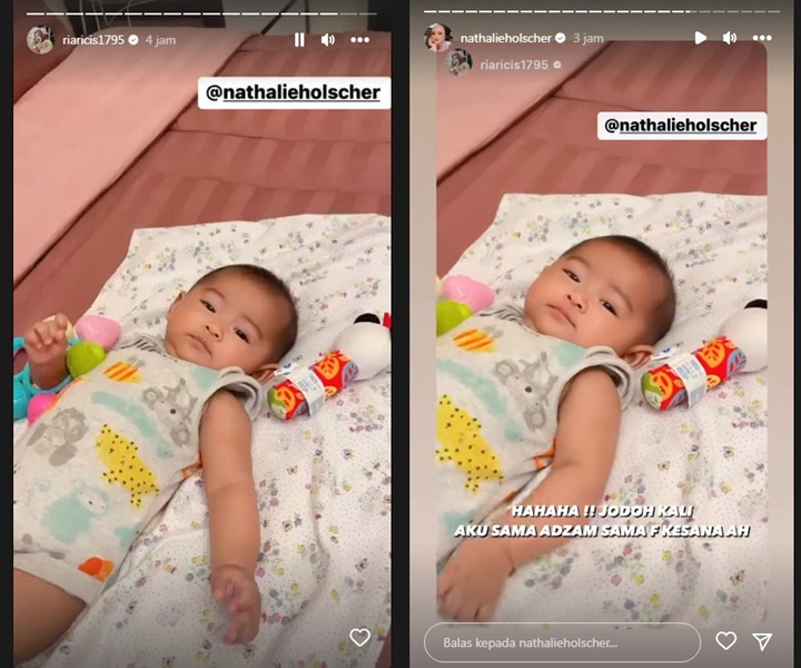 Ria Ricis Nilai Baby Moana Mirip Anak Nathalie Holscher Hingga Disebut Jodoh