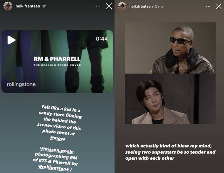 Kru Pemotretan RM BTS dan Pharrell Williams Bongkar Suasana Tak Terduga di Balik Layar