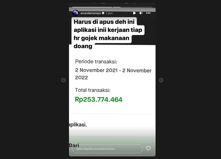 Fantastis! Amanda Manopo Ungkap Transaksi Aplikasi Ojol-nya Capai Ratusan Juta Setahun Fantastis! Amanda Manopo Ungkap Transaksi Aplikasi Ojol-nya Capai Ratusan Juta Setahun