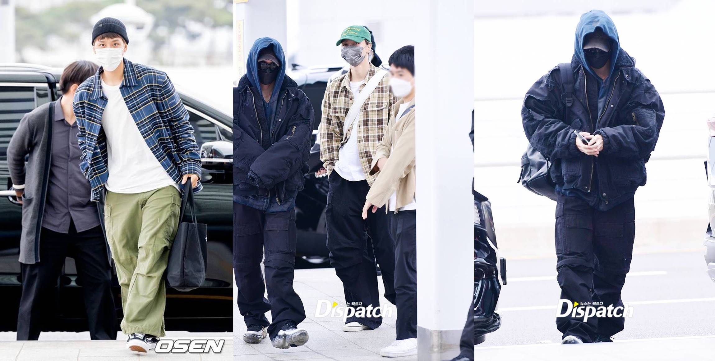 Fashion airport Taeil, Johnny, Taeyong NCT 127 menuju Indonesia