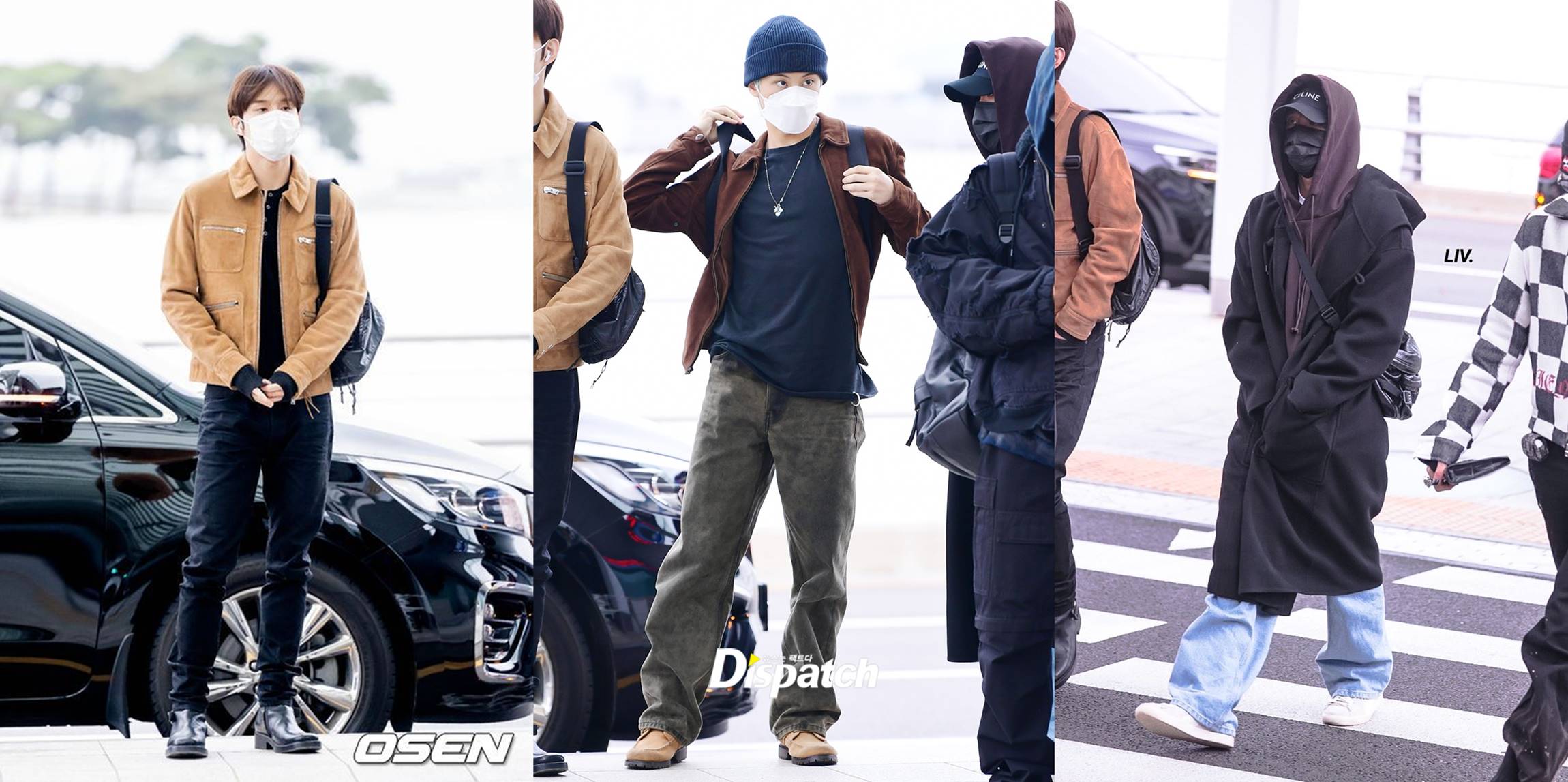 Fashion airport Jungwoo, Mark, Haechan NCT 127 menuju Indonesia