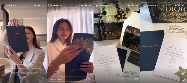 Jessica Mila Adu Gaya dengan Sederet Aktris Cantik di Event Spesial Dior