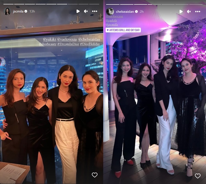 Jessica Mila Adu Gaya dengan Sederet Aktris Cantik di Event Spesial Dior