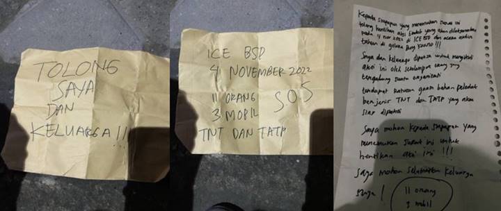  Tak Hanya Surat, Pelaku Ancaman Juga Gambarkan Denah Keberadaan Bom Di ICE BSD