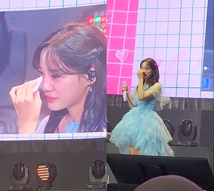 Kim Sejeong Menangis Saat Gelar Fanmeeting di Jakarta