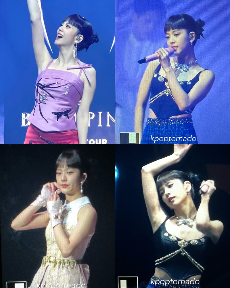 Pamer Rambut Cepol Berponi, Penampilan Gemesin Jisoo di Konser Bikin Fans Klepek-Klepek