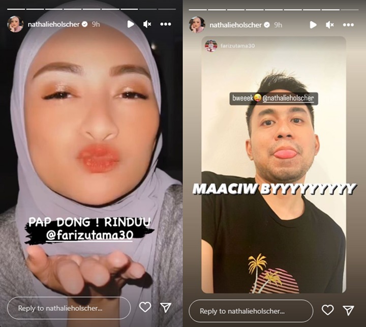 Nathalie Holscher Cuek Diserang Fans Putri Delina, Pilih Mesra-mesraan dengan Pacar
