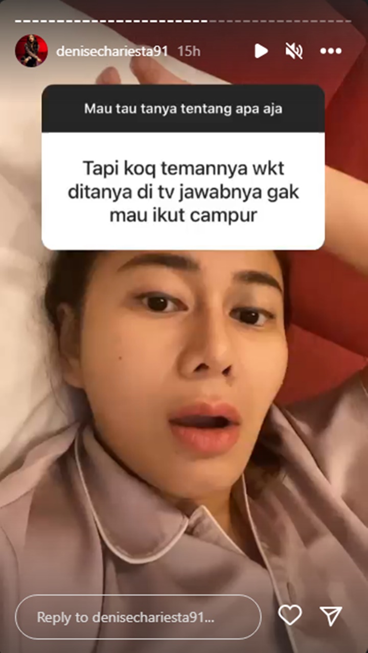 Denise Chariesta Pamer Baru Nonton Video Tak Senonoh Mbak Bulan