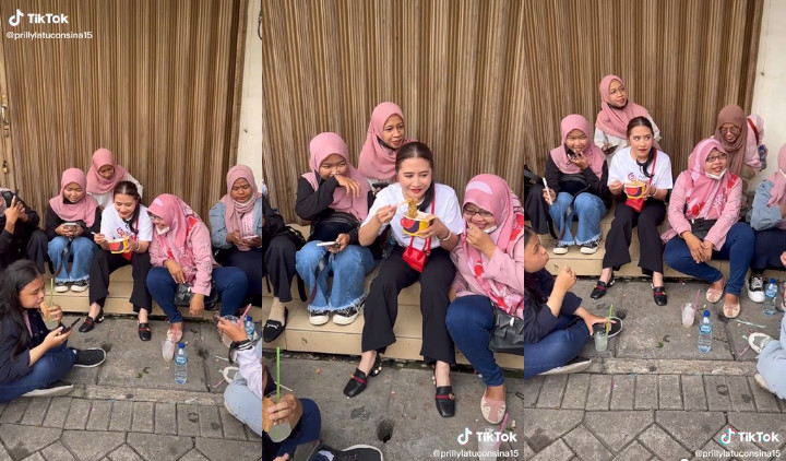 Prilly Latuconsina - Membaur Makan di Lesehan