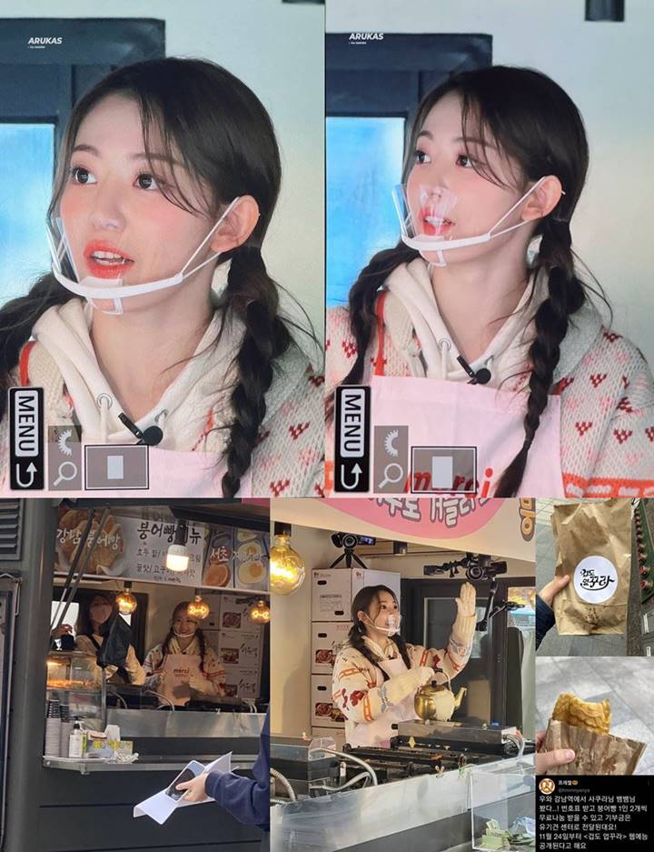 Potret Sakura Miyawaki LE SSERAFIM Jualan Roti Ikan di Pinggir Jalan Tuai Respons Kagum