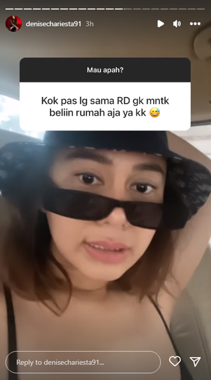 Denise Chariesta Sesumbar Hampir Dibelikan Rumah Oleh RD, Batal Gara-gara Apa?