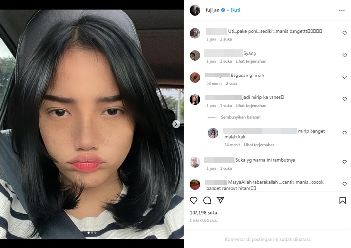 Fuji An Kembali Tampil Normal Hingga Dinilai Mirip Mendiang Vanessa Angel