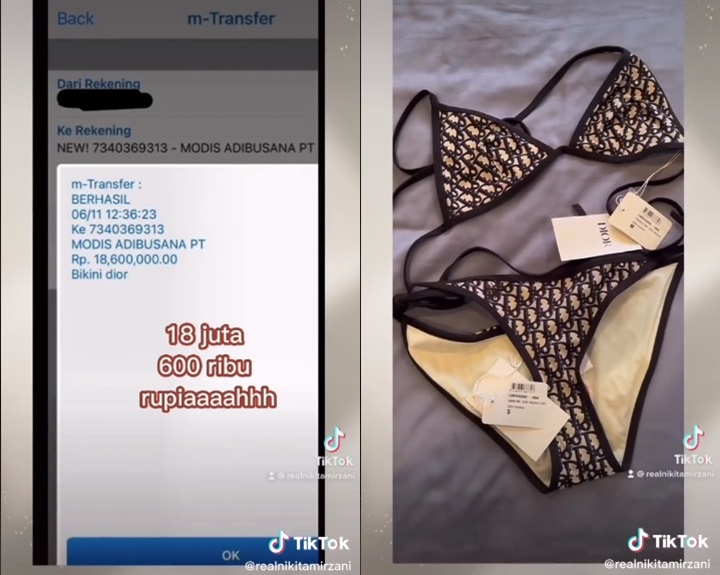 Nikita Mirzani Minta Dibelikan Bikini Seharga Rp 18 Juta