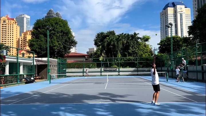 Raffi Latihan Tanding dengn Muhammad Rifqi Fitriadi