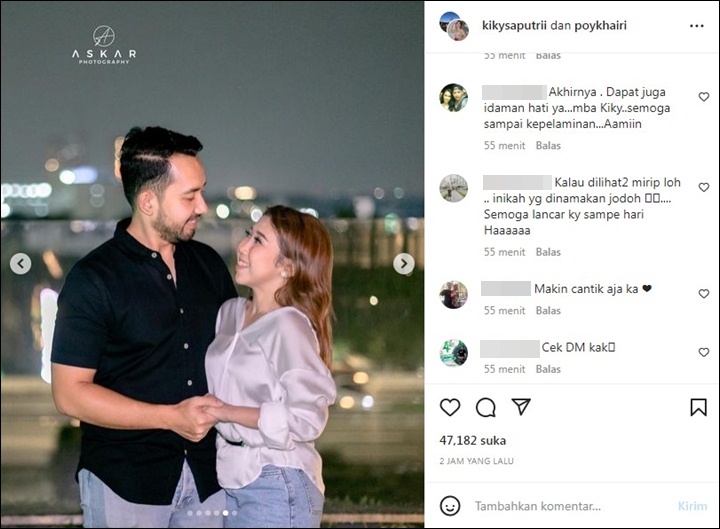 Kiky Saputri Pandang Mesra Sang Calon Suami, Wajah Dipuji Makin Mirip