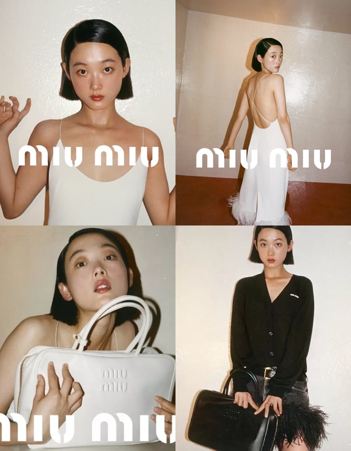 Lee Yoo Mi Tampil Seksi dengan Punggung Terbuka untuk Kampanye Koleksi Liburan Miu Miu