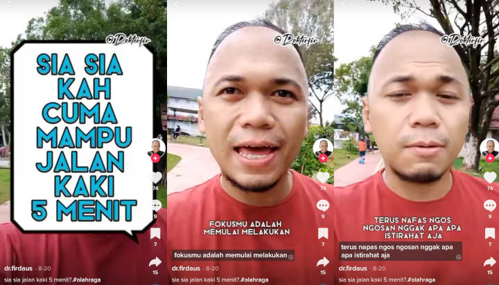 Awali Langkah dengan Jalan Kaki