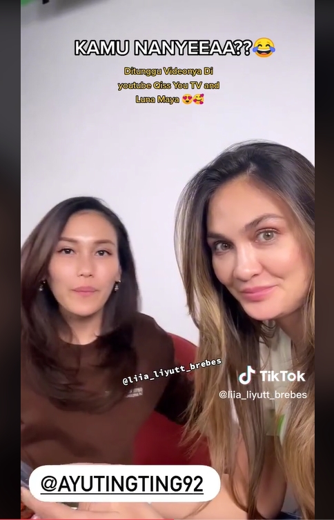 Ditanya Soal Perseteruan, Ayu Ting Ting dan Luna Maya Kompak Serukan Kalimat Tren