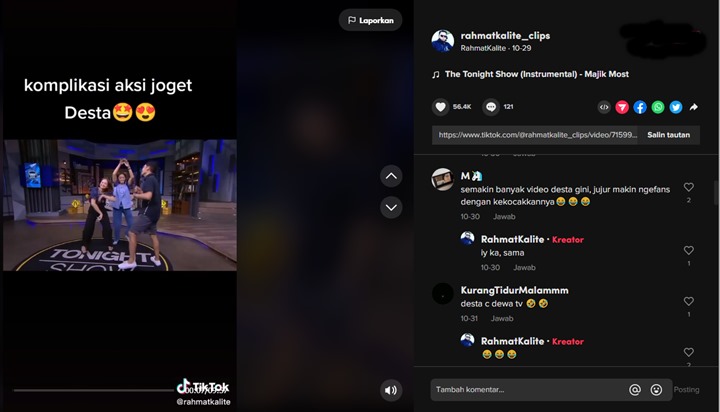 Makin Pro, Aksi Joget Cipung Disebut Mirip Desta