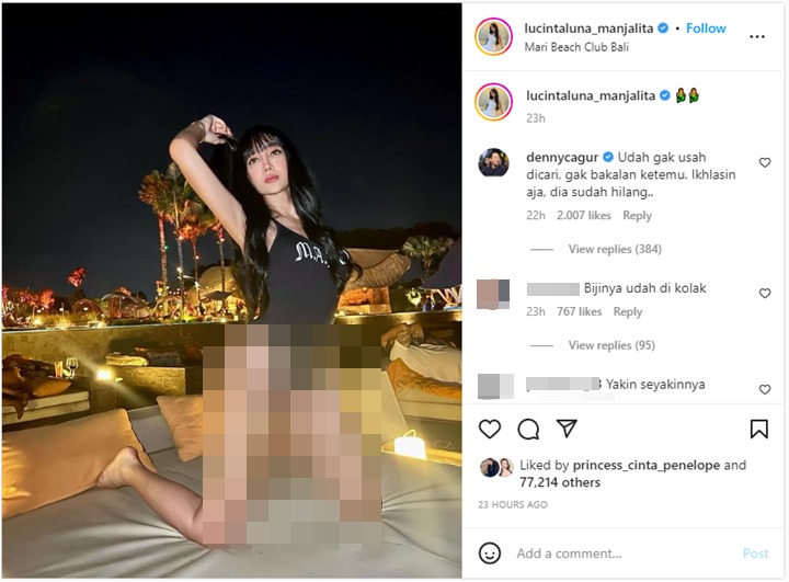Lucinta Luna Tampil Seksi, Komentar Denny Cagur Bikin Ngakak