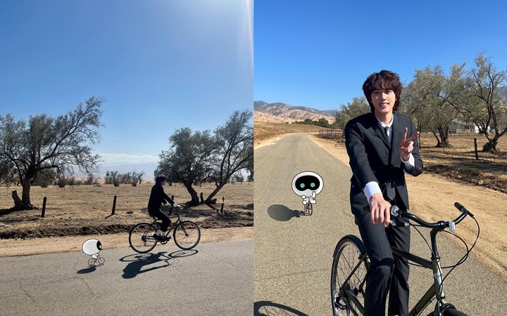 Gemasnya Jin BTS Seru-Seruan Bareng Wootteo Saat Syuting \'The Astronaut\'