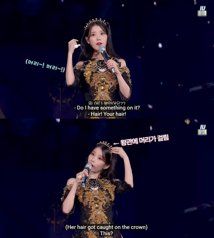 IU Diteriaki Para Fans Perkara Rambut Nyangkut di Konser