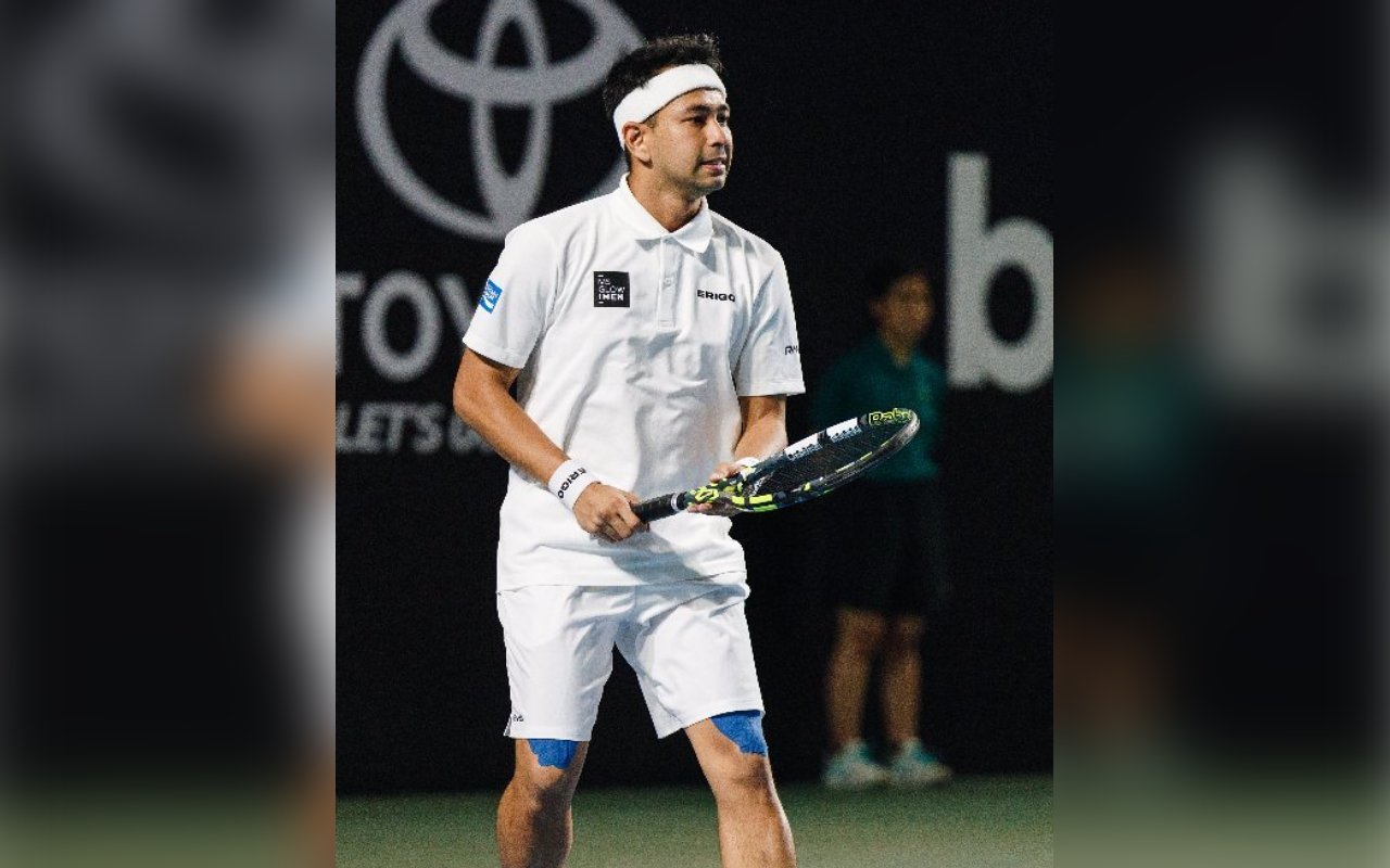 Menang, Kegigihan Raffi Ahmad Latihan Tenis Sejak Juli Jadi Perbincangan