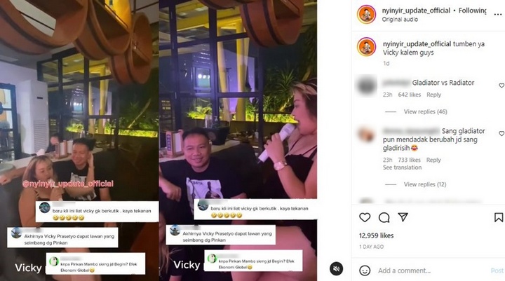 Vicky Prasetyo Mati Kutu Bareng Pinkan Mambo