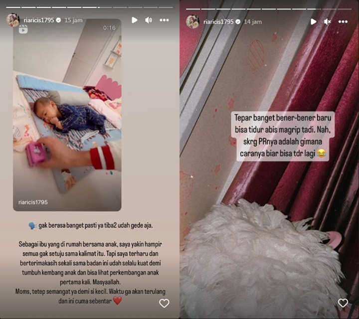 Ria Ricis Curahkan Isi Hatinya Soal Bisa Lihat Tumbuh Kembang Anak