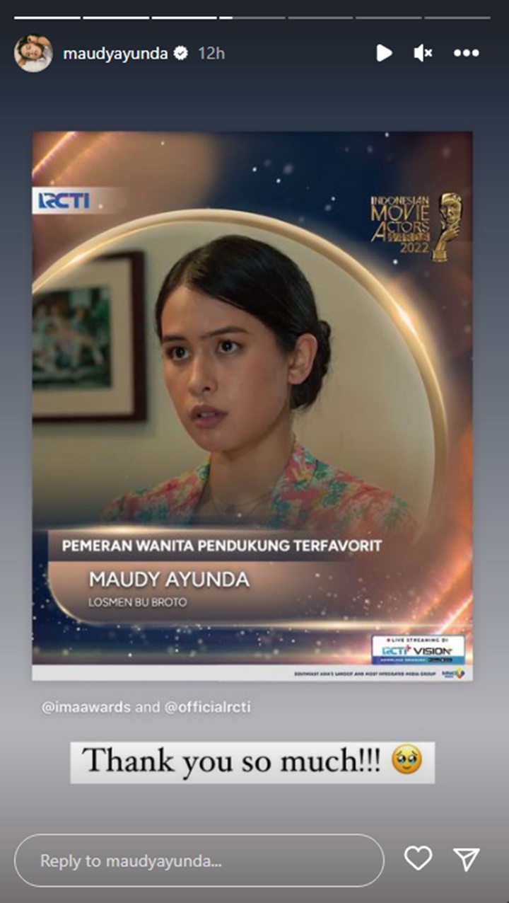 Berkat Maudy Ayunda, Daniel Mananta Akhirnya Tenteng Piala IMA 2022
