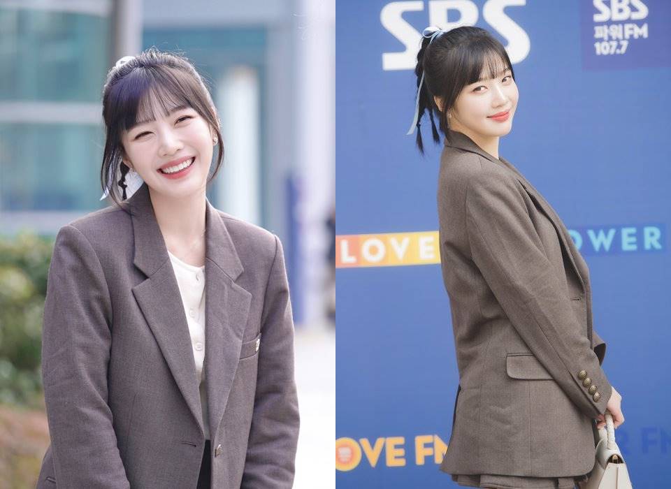 Gaya rambut Joy Red Velvet