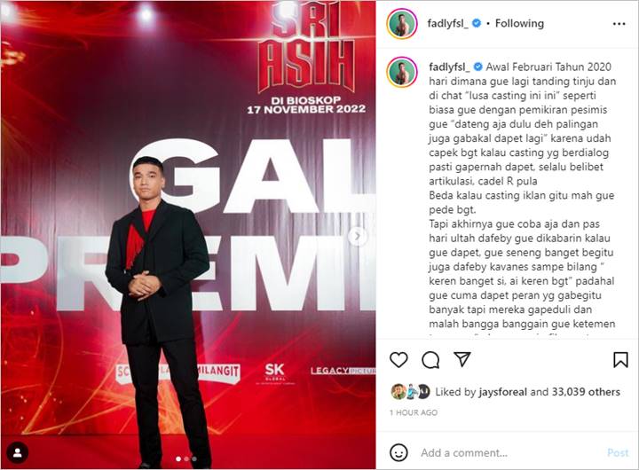 Fadly Faisal Kenang Reaksi Menyentuh Mendiang Vanessa Angel-Bibi Soal Debutnya di Film \'Sri Asih\'