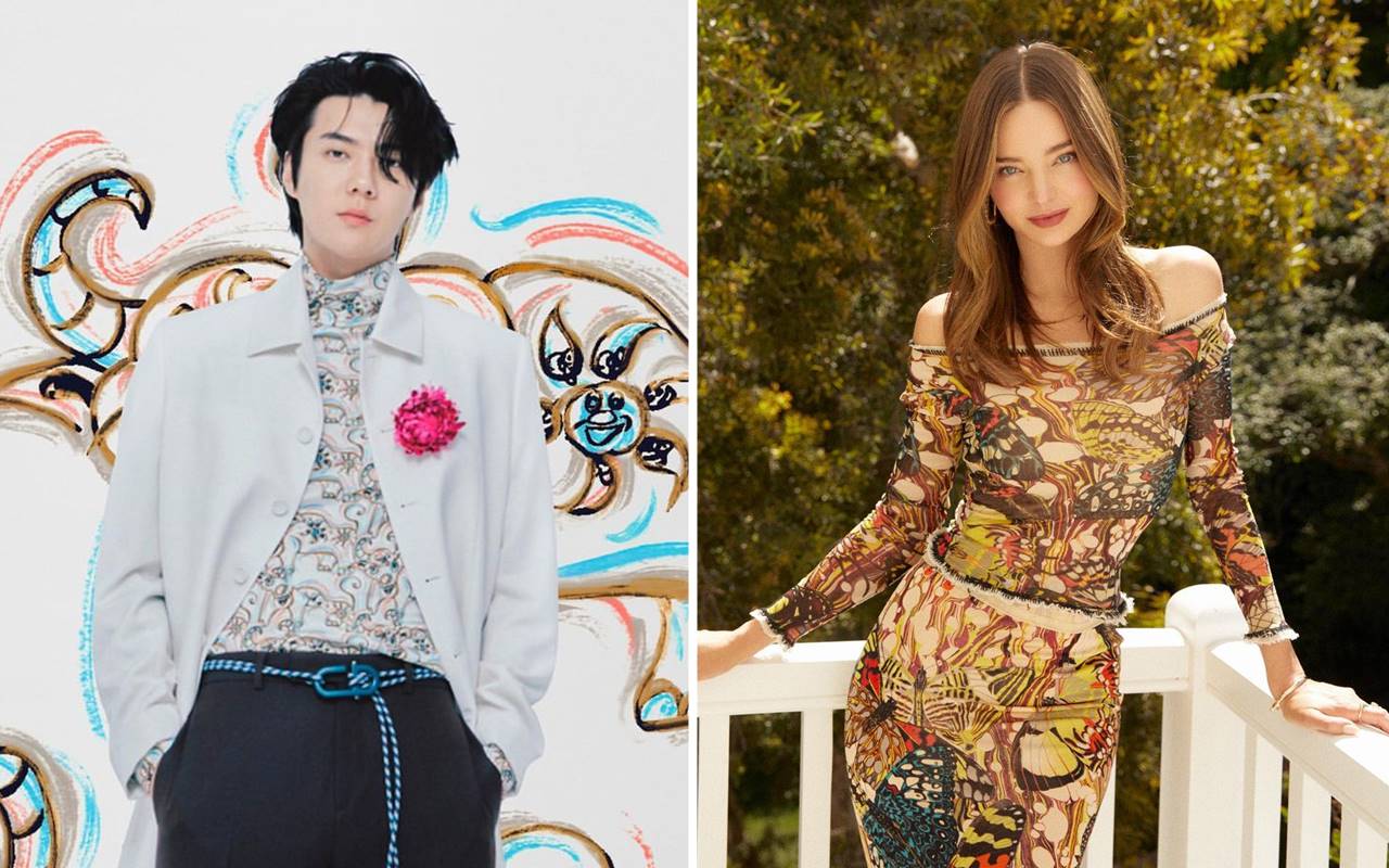 Sederet Momen Bucin Sehun EXO ke Miranda Kerr Viral Lagi
