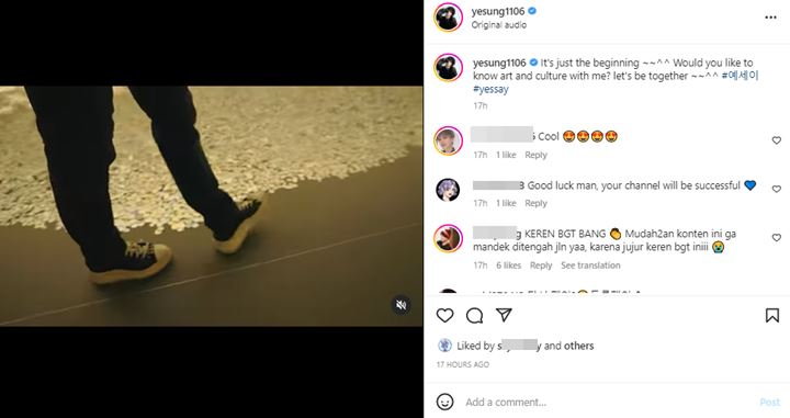 Yesung Super Junior Buka Channel YouTube, Video Perdana Soal Seni