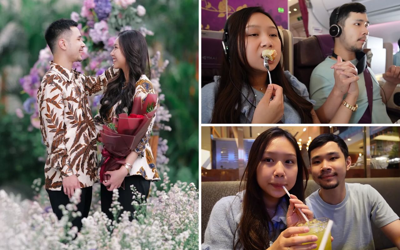 Bikin Iri, 10 Momen Bahagia Sisca Kohl & Jess No Limit Honeymoon Dadakan ke Bangkok