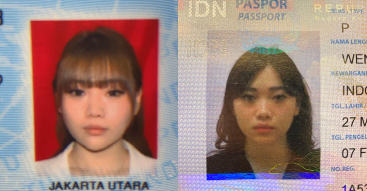 Foto KTP dan Paspor