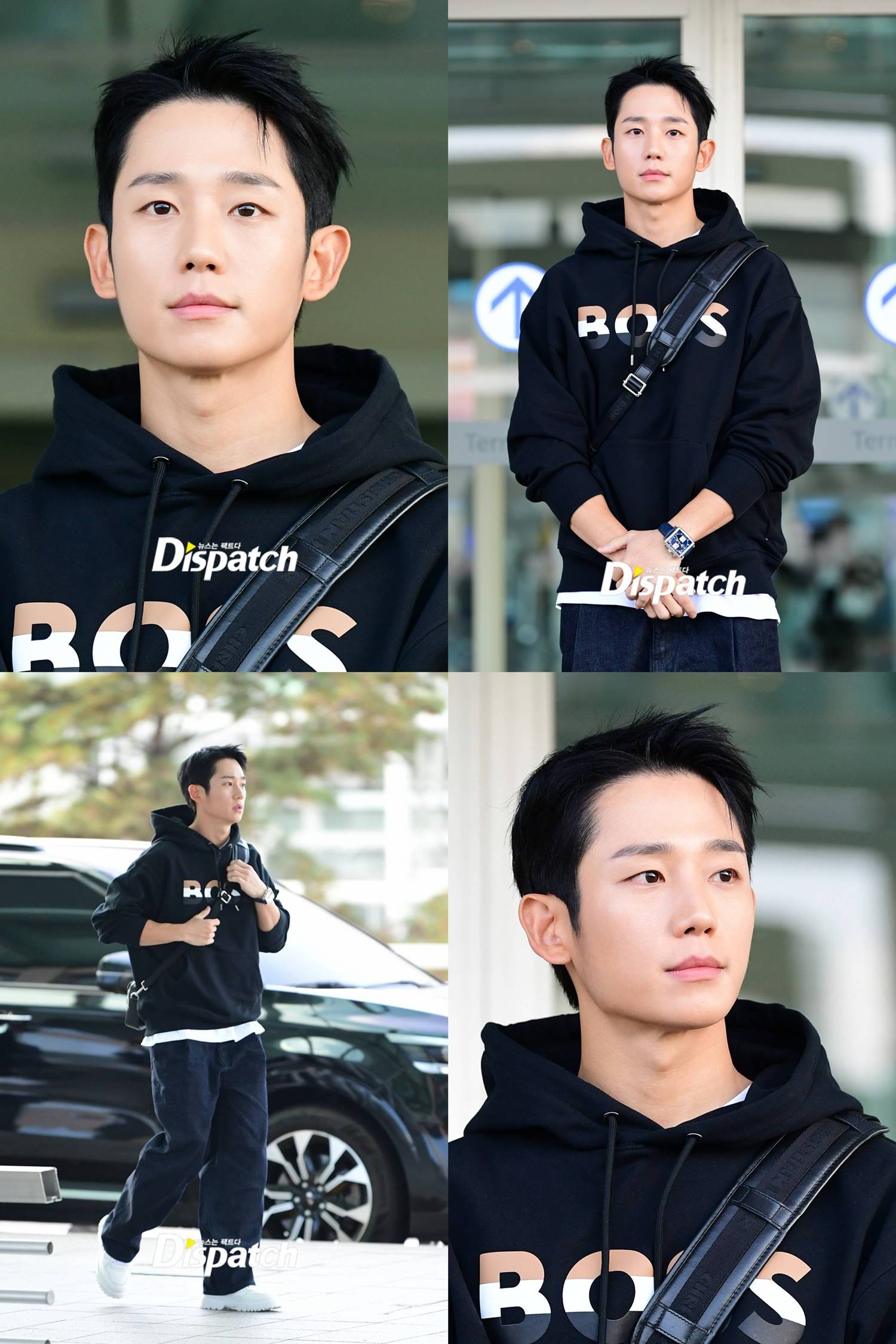 fashion airport Jung Hae In menuju Bali