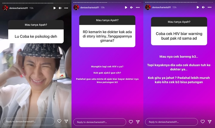 Denise Chariesta Malah Ketawa-ketiwi Saat Disarankan Berobat ke Psikolog