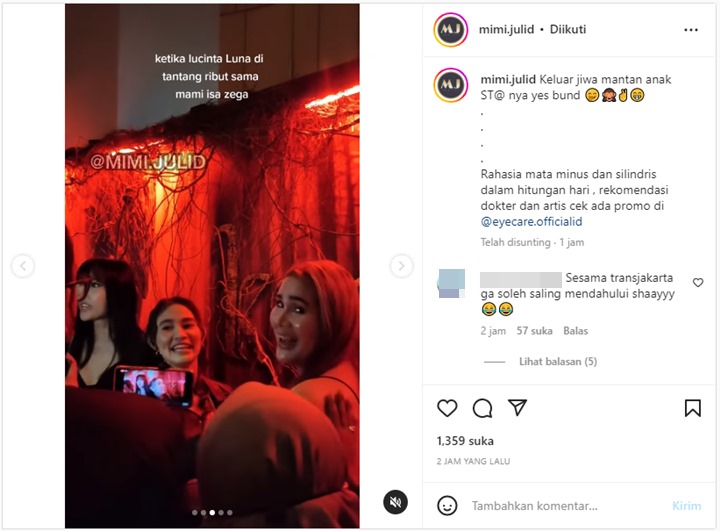 Heboh Lucinta Luna dan Isa Zega Adu Mulut di Depan Umum