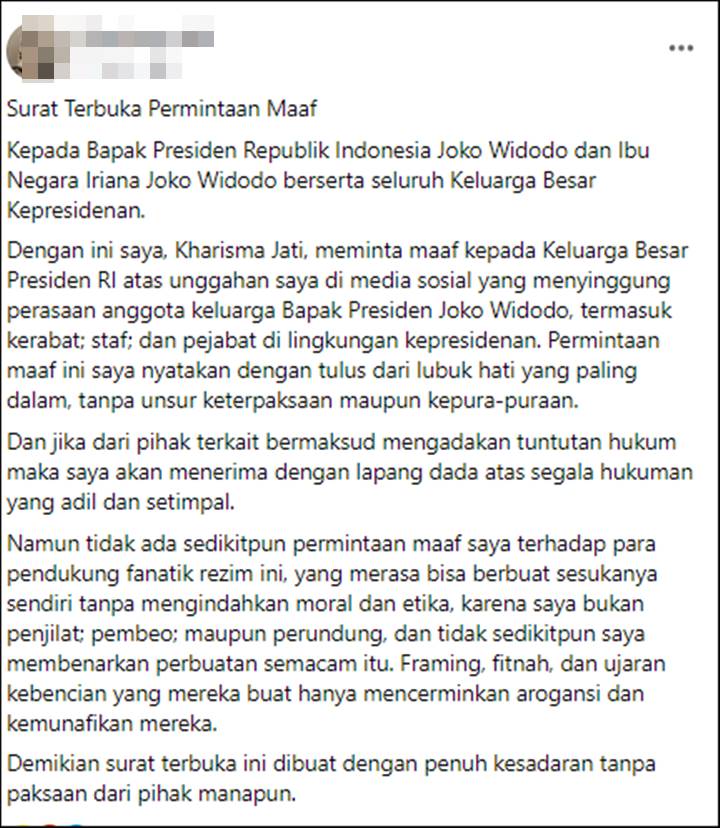 Kaesang Pangarep Sindir Balik, Penghina Ibu Iriana Jokowi Akhirnya Minta Maaf-Topik Pagi